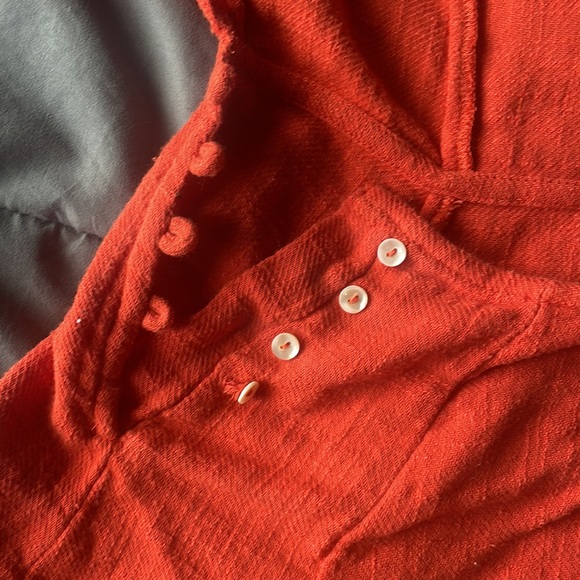 Free People orange mini dress - Picture 3 of 7